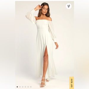 White dress, great condition!